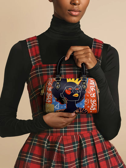 Afroyla "Aina" Frosted Cherry Mini Satchel
