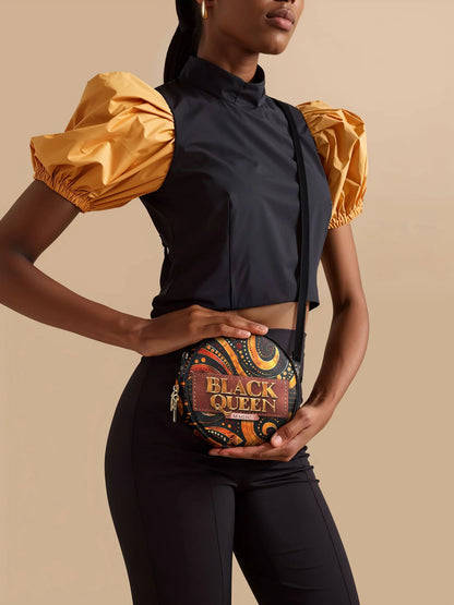Afroyla "Makeda" Circle Crossbody Bag