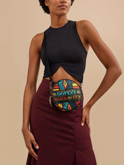 Afroyla "Dopeya" Circle Crossbody Bag