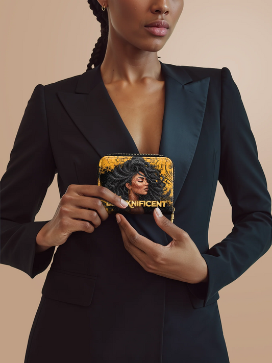 Afroyla "Blacknificent" Mini Wallet