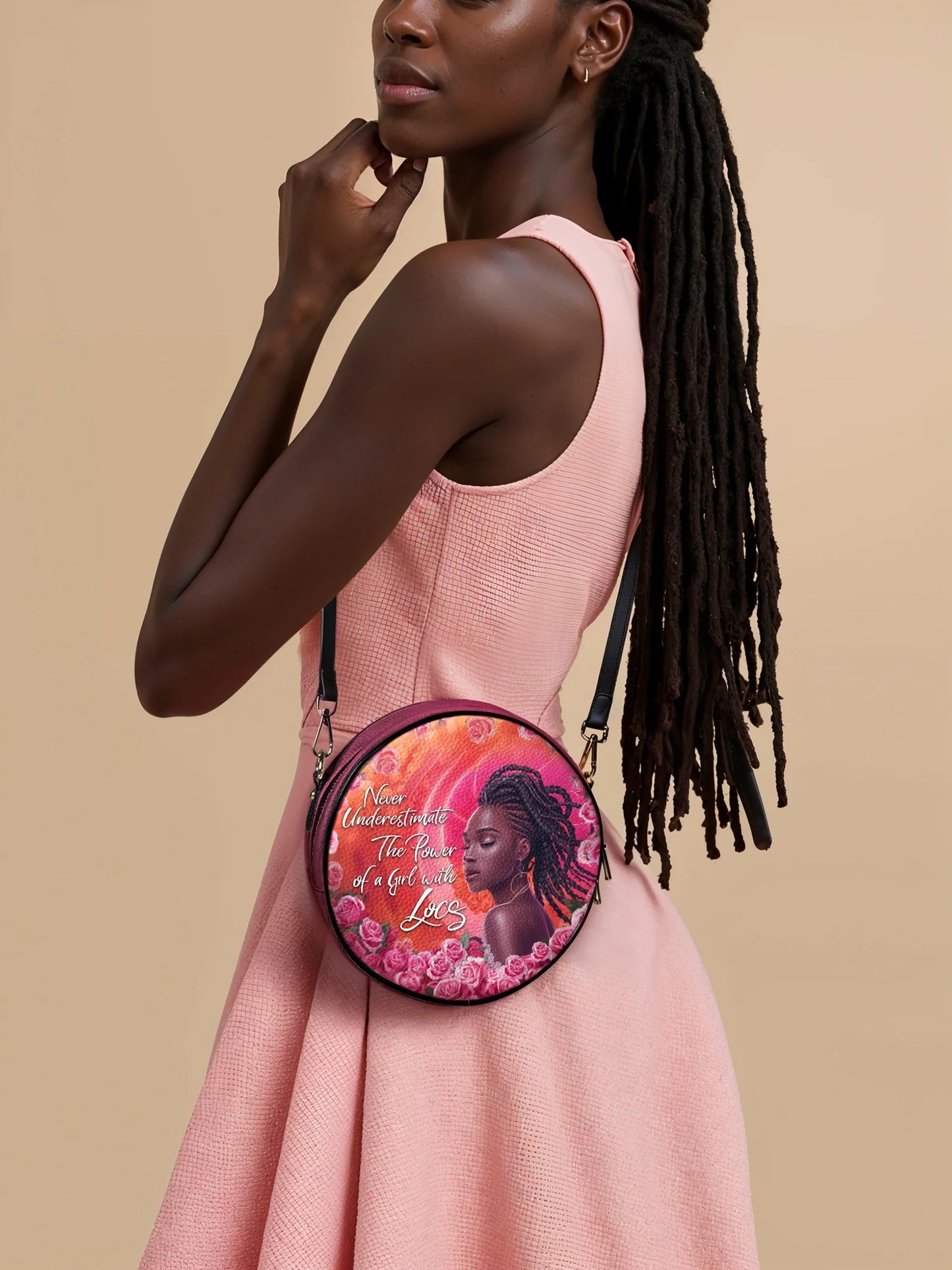 Afroyla "Loclani" Circle Crossbody Bag