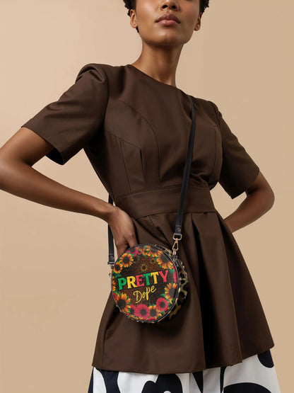Afroyla "Solya" Circle Crossbody Bag