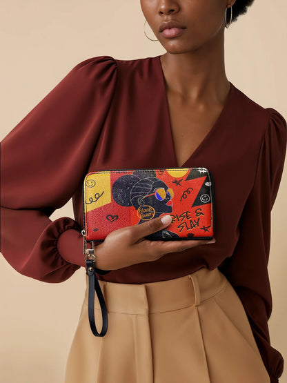 Afroyla "Sanaa" Paprika Wallet