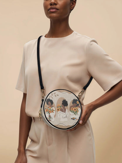 Afroyla "Solina" Circle Crossbody Bag