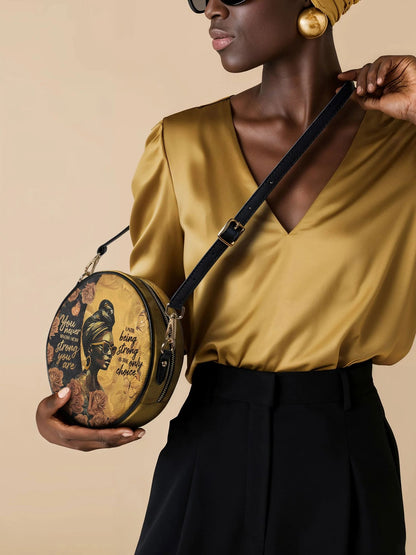 Afroyla "Siyanda" Circle Crossbody Bag