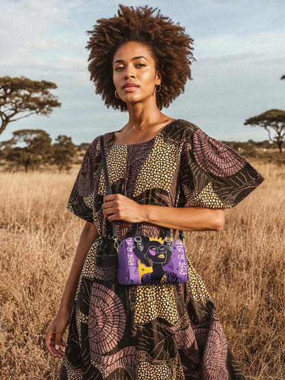 Afroyla "Aina" Grape Soda Mini Satchel