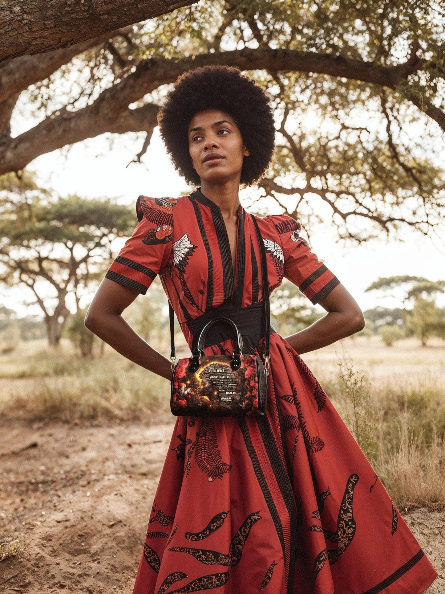 Afroyla "Aurenna" Mini Satchel