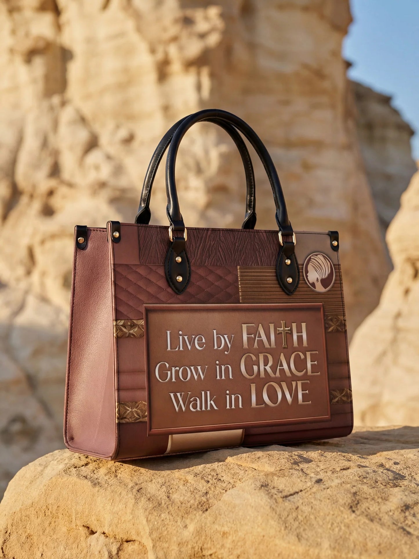 Afroyla "Eliora" Leather Handbag