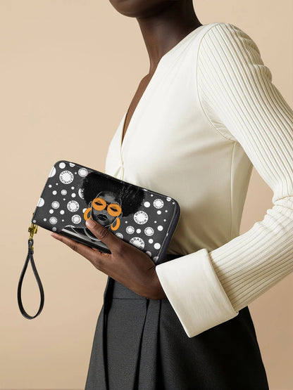 Afroyla "Fahari" Monochrome Wallet