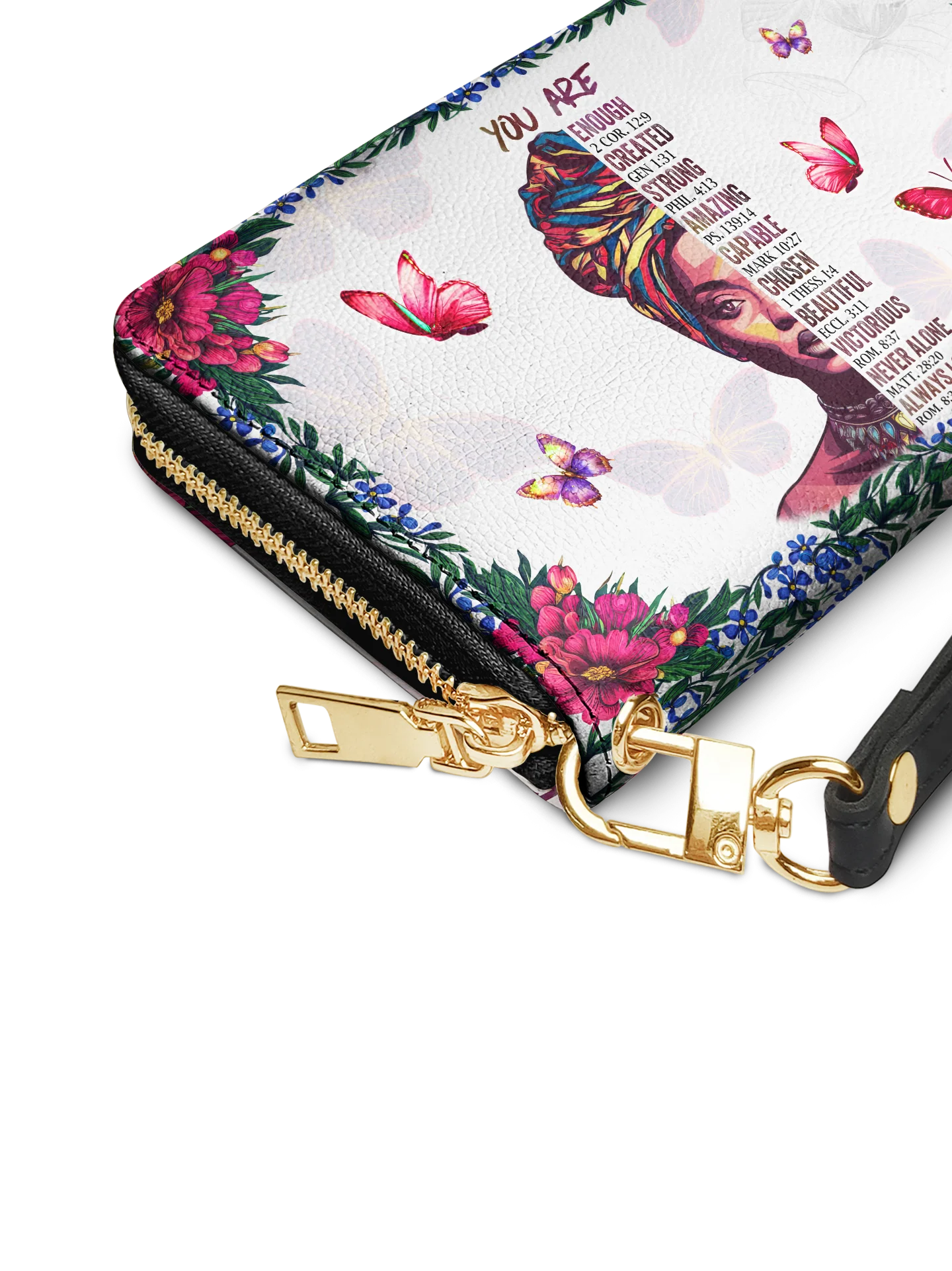 Afroyla "Imani" Dove White Wallet