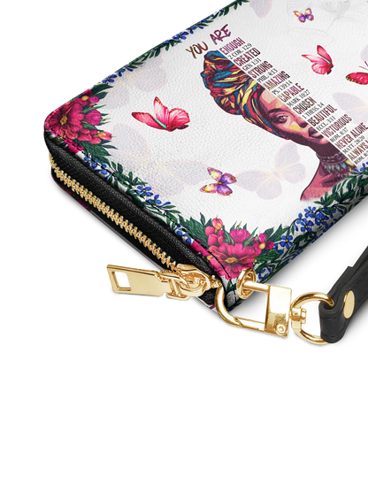 Afroyla "Imani" Dove White Wallet