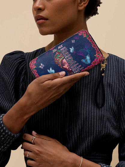 Afroyla "Imani" Blue Orchid Wallet