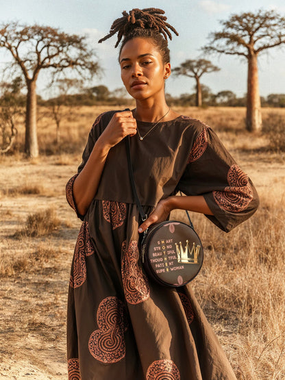 Afroyla "Imarimom" Circle Crossbody Bag