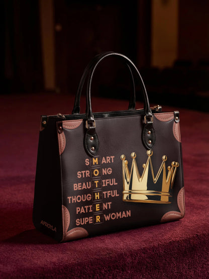 Afroyla "Imarimom" Leather Handbag