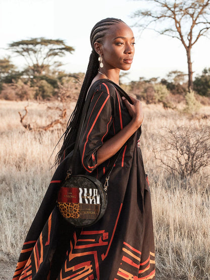Afroyla "Kadia" Circle Crossbody Bag