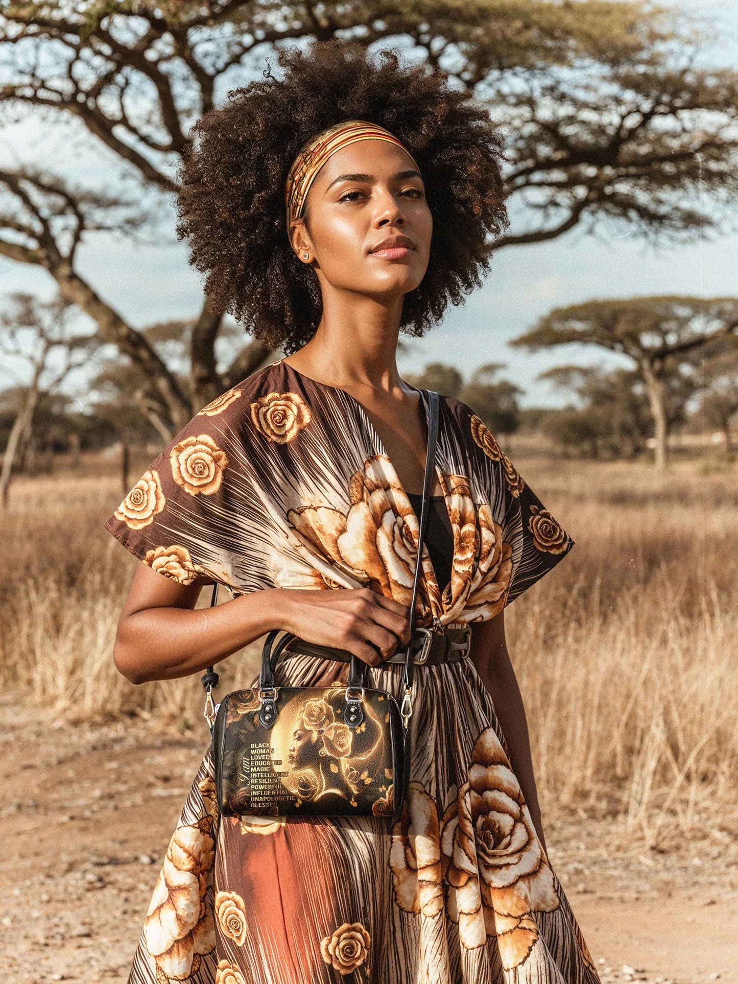 Afroyla "Lumina" Mini Satchel