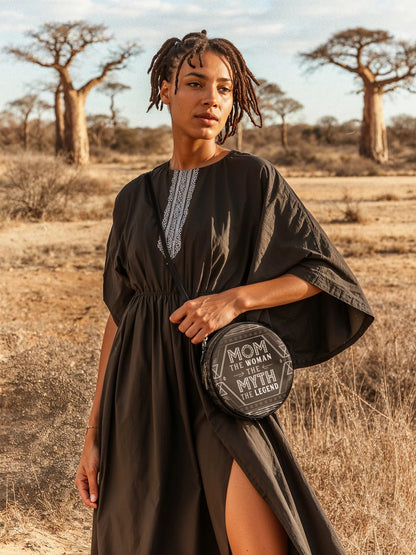 Afroyla "Mamalore" Circle Crossbody Bag