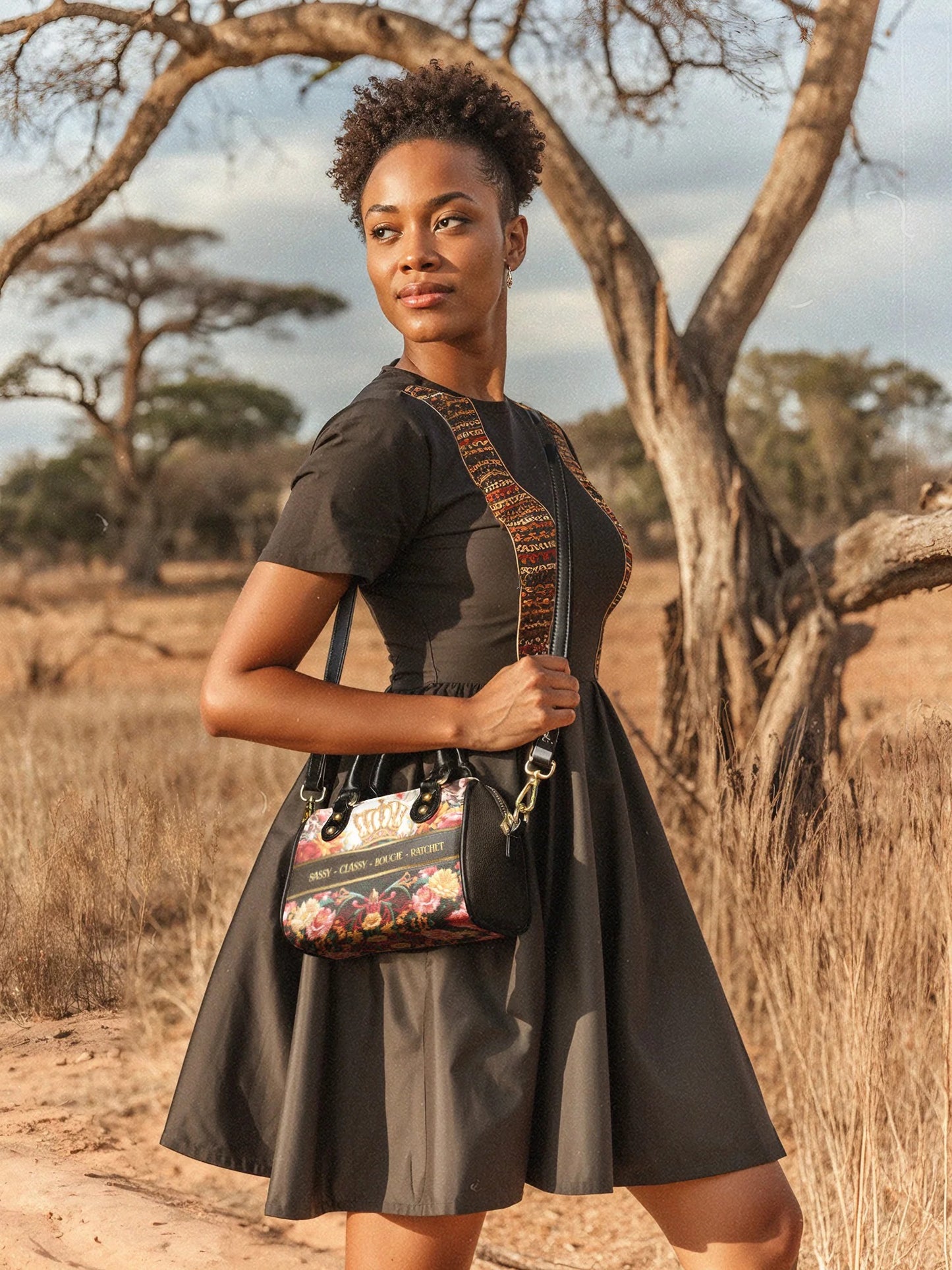 Afroyla "Naija Royale" Mini Satchel