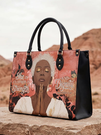 Afroyla "Namisa" Leather Handbag