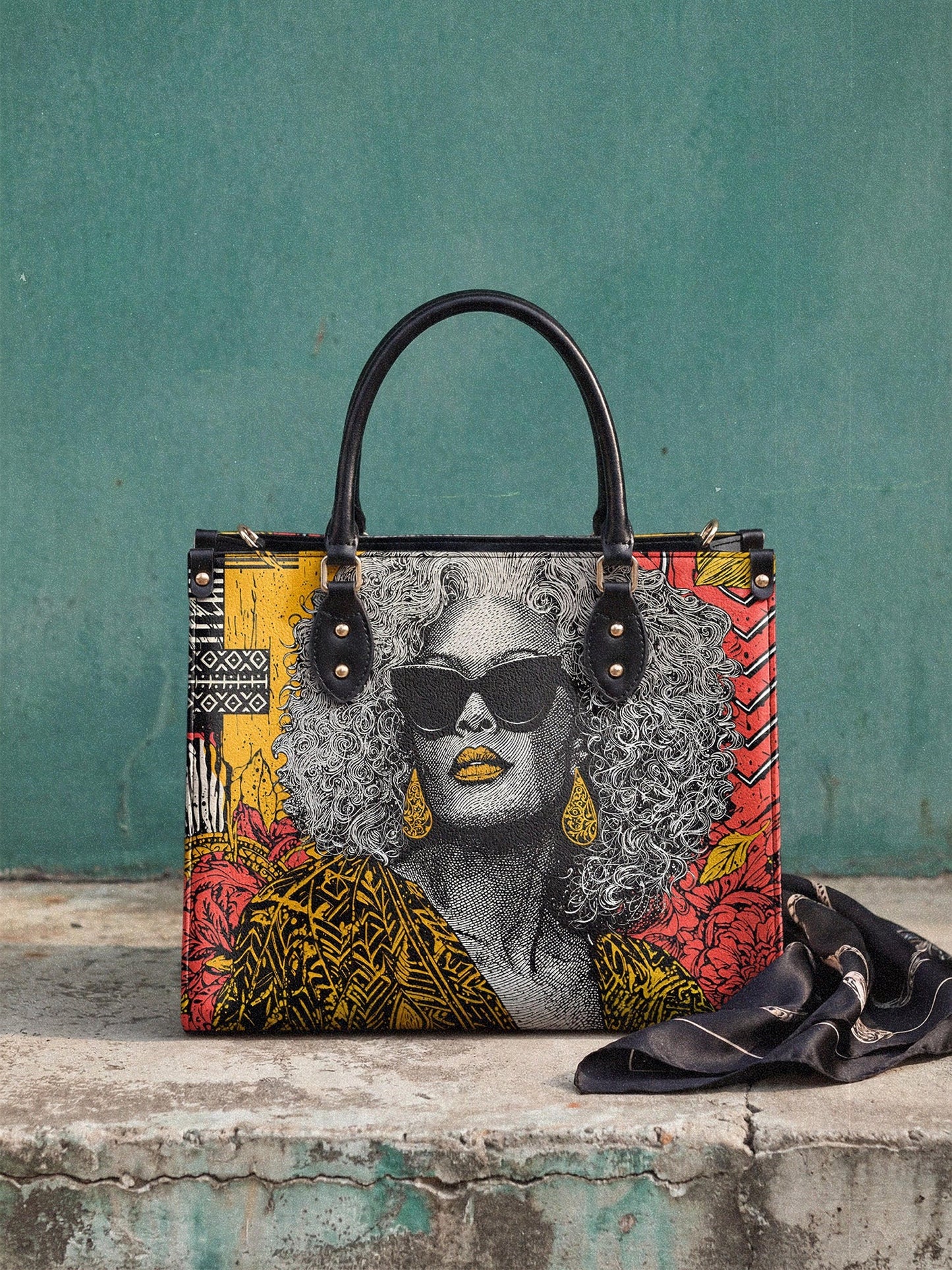 Afroyla "Nandeka" Leather Handbag