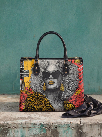 Afroyla "Nandeka" Leather Handbag