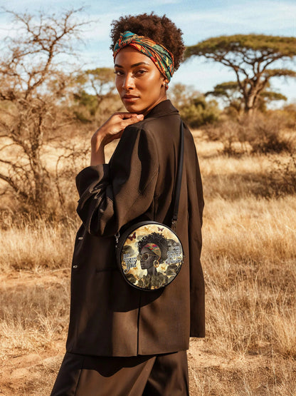 Afroyla "Njia" Circle Crossbody Bag