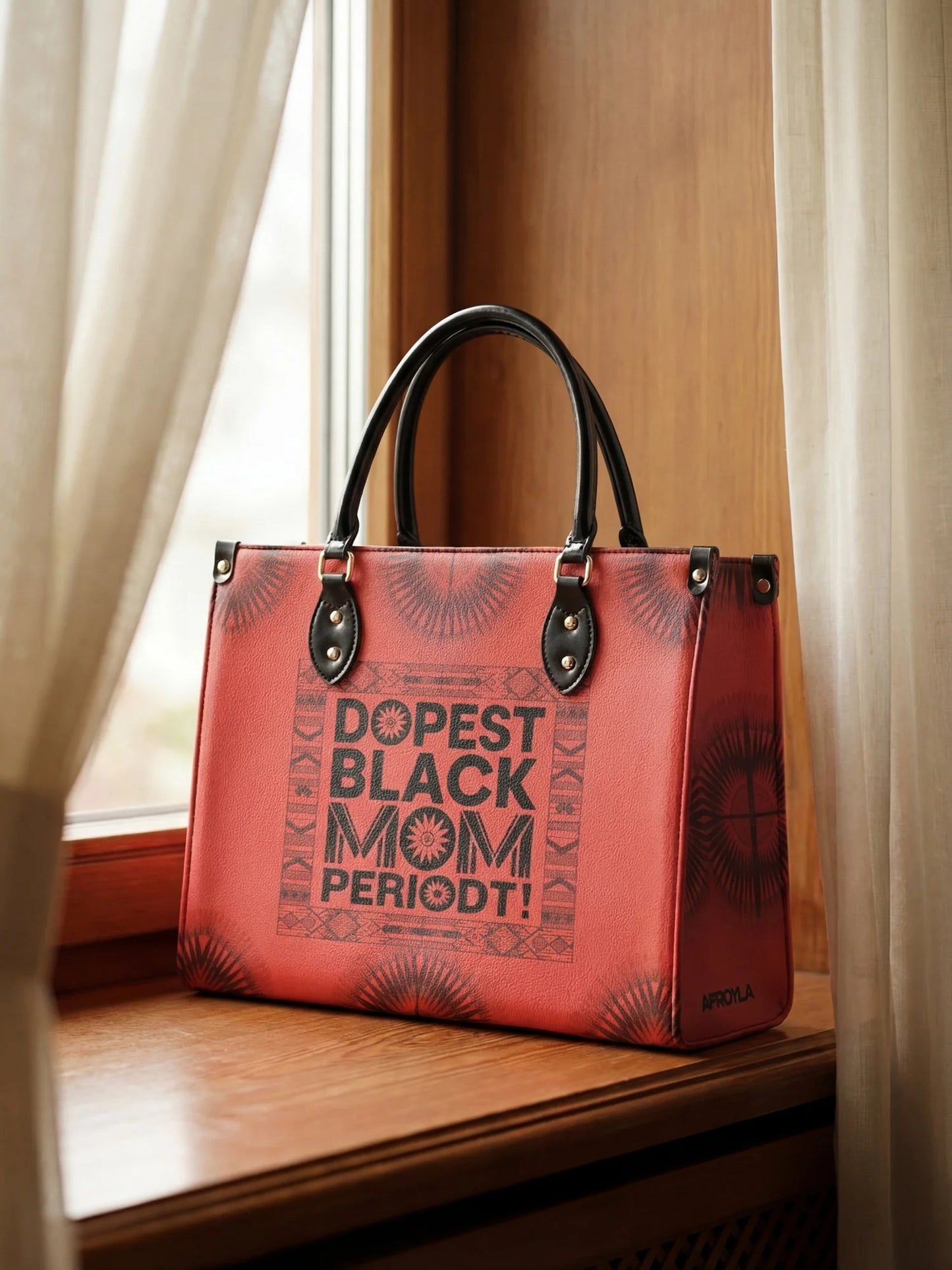 Afroyla "Tajimom" Leather Handbag