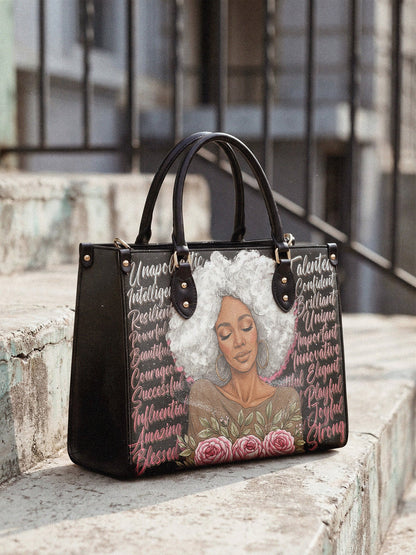 Afroyla "Zalina" Leather Handbag