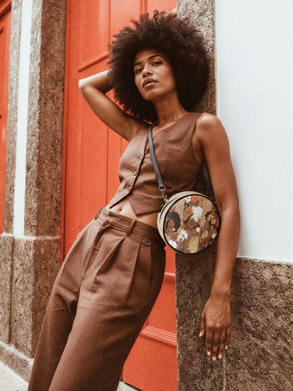 Afroyla "Ayira" Circle Crossbody Bag