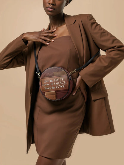 Afroyla "Eliora" Circle Crossbody Bag
