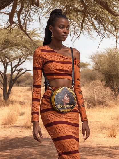 Afroyla "Blacknificent" Circle Crossbody Bag