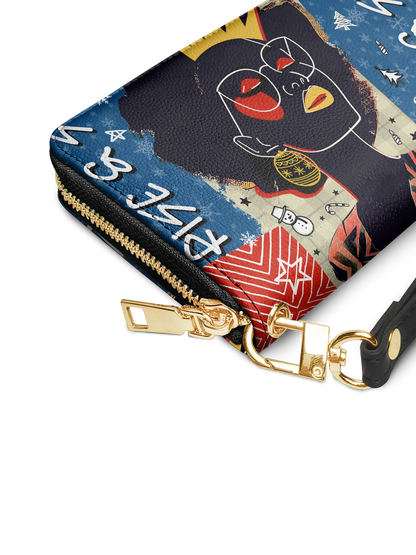 Afroyla "Aina" Blueberry Snow Wallet