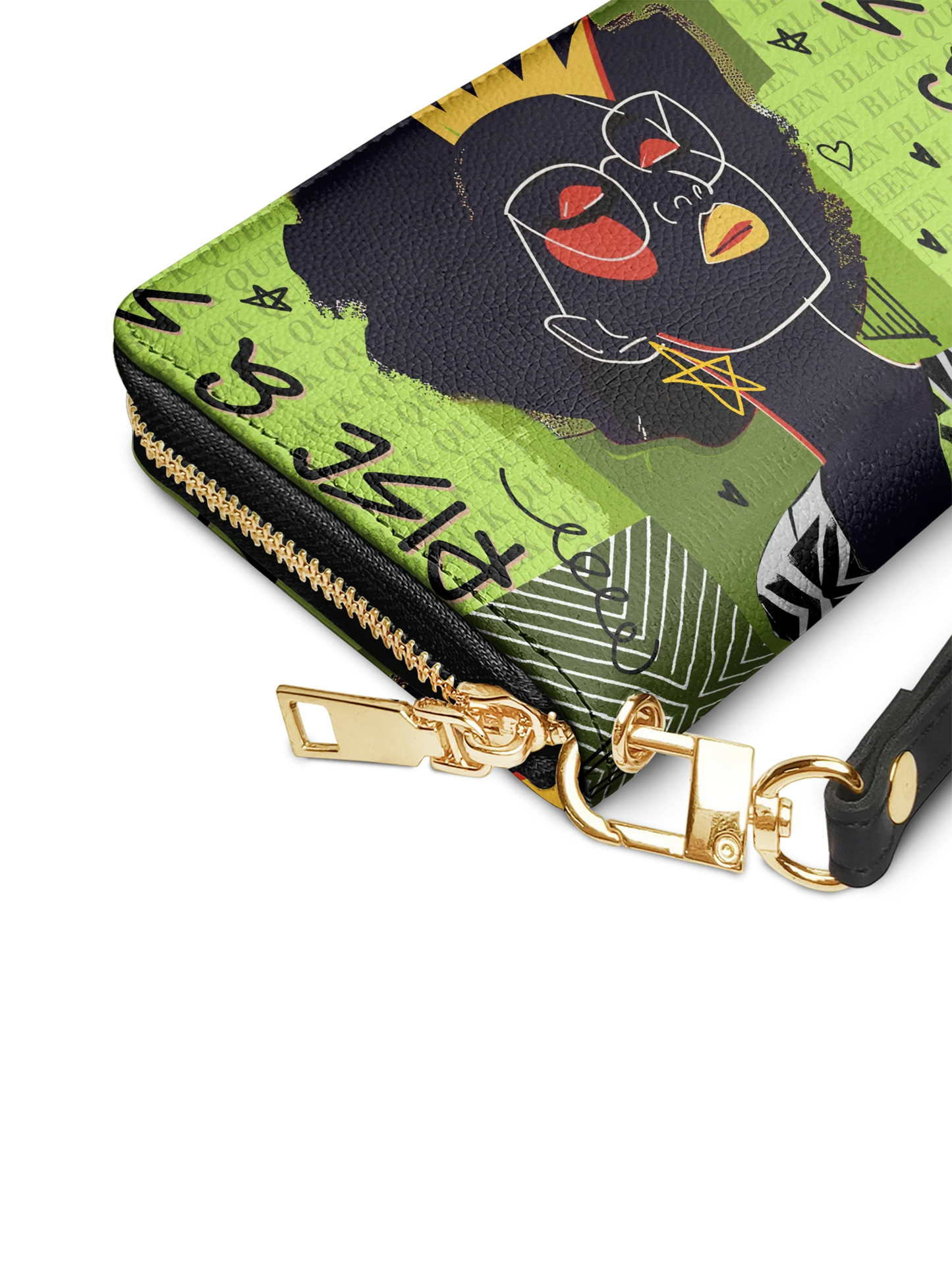 Afroyla "Aina" Lime Pop Wallet