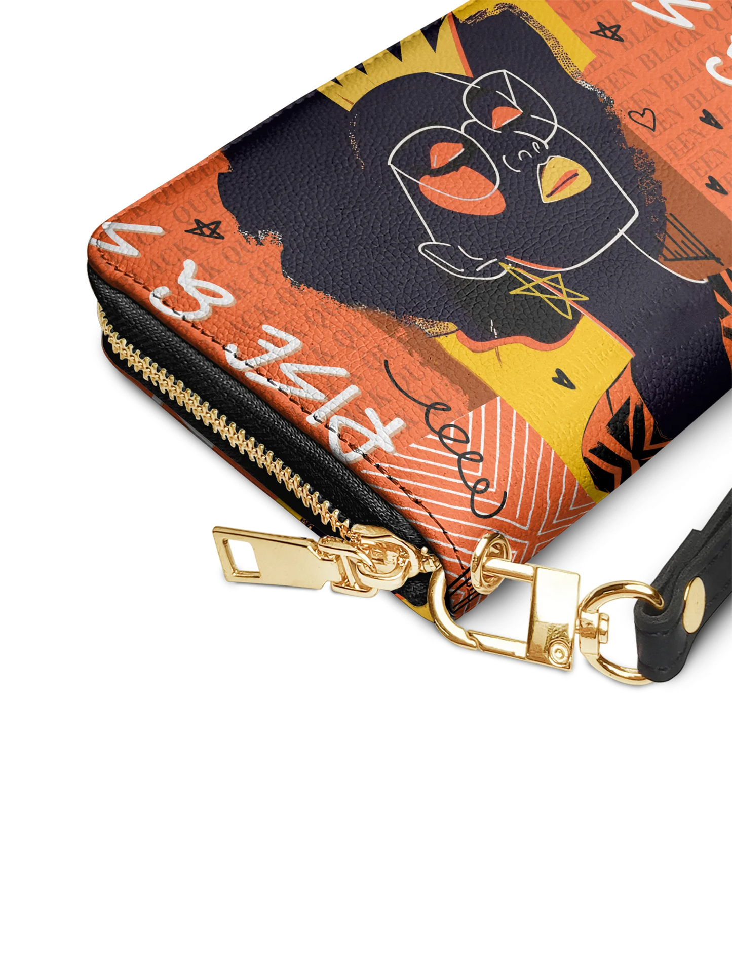 Afroyla "Aina" Orange Sorbet Wallet