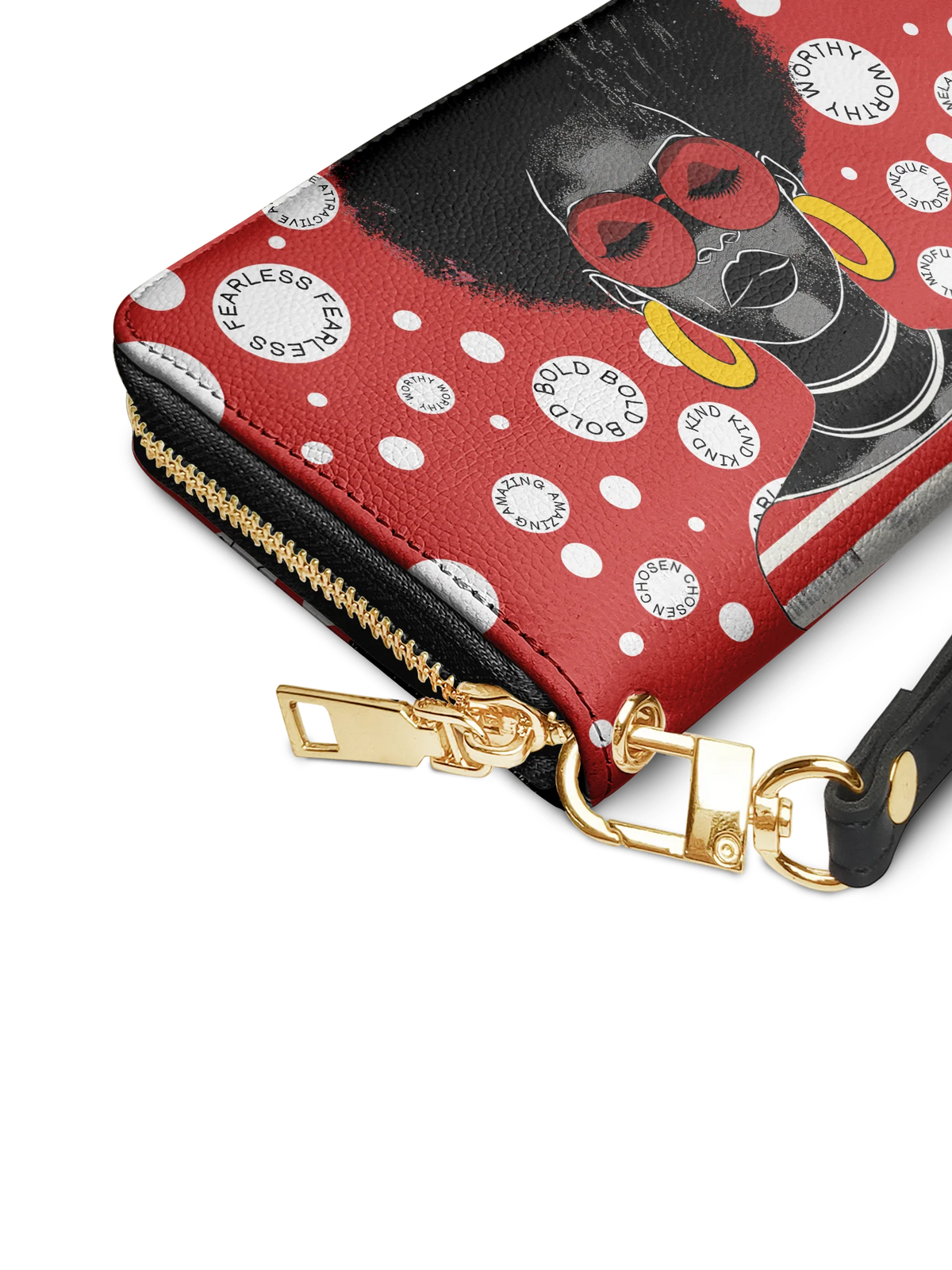 Afroyla "Fahari" Strawberry Pop Wallet