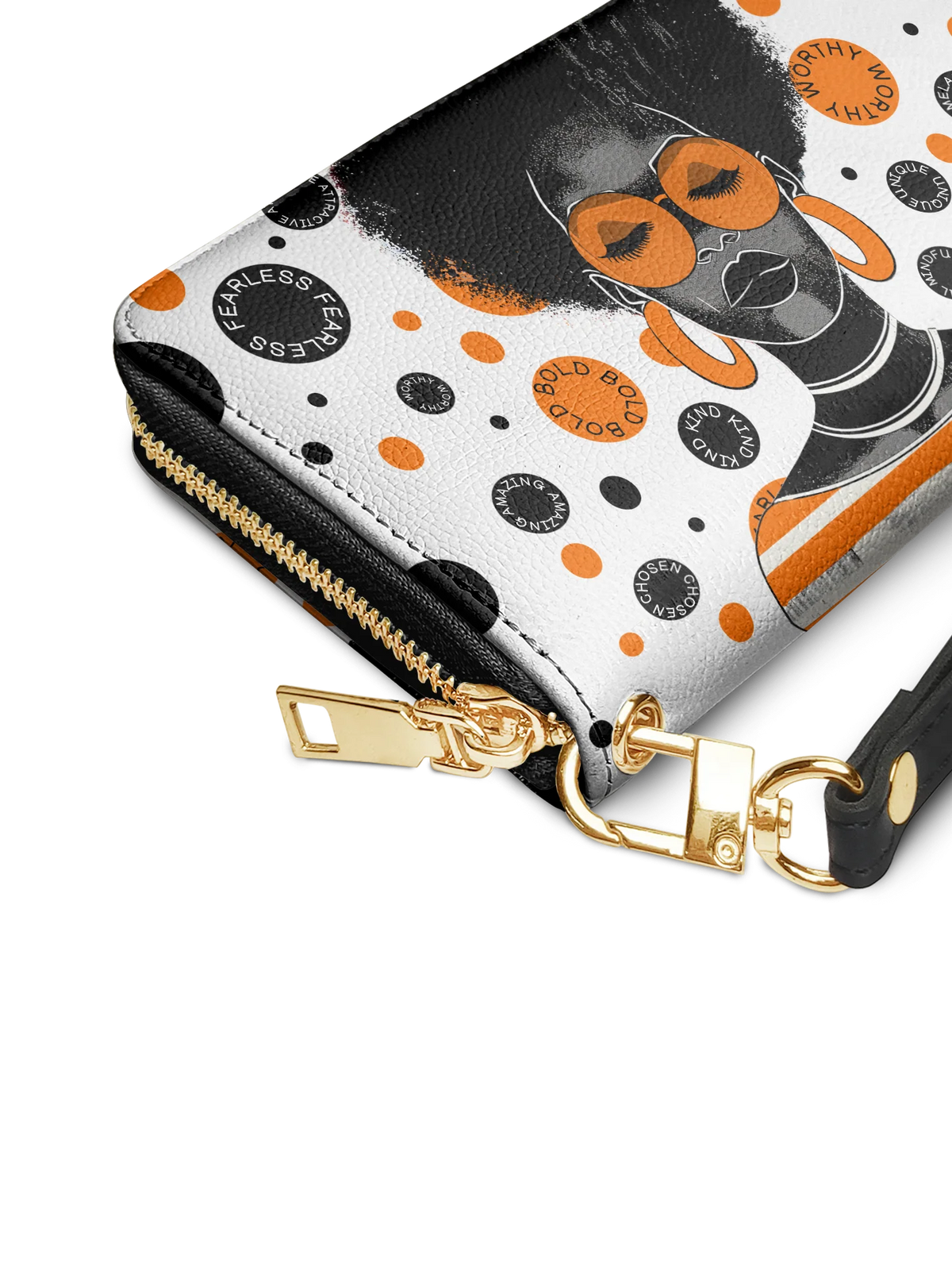 Afroyla "Fahari" Marshmallow Citrus Wallet