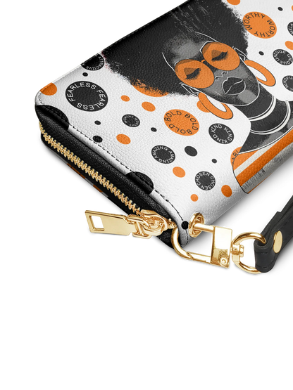 Afroyla "Fahari" Marshmallow Citrus Wallet