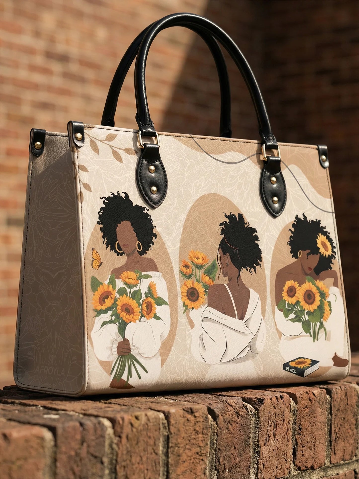 Afroyla "Solina" Leather Handbag