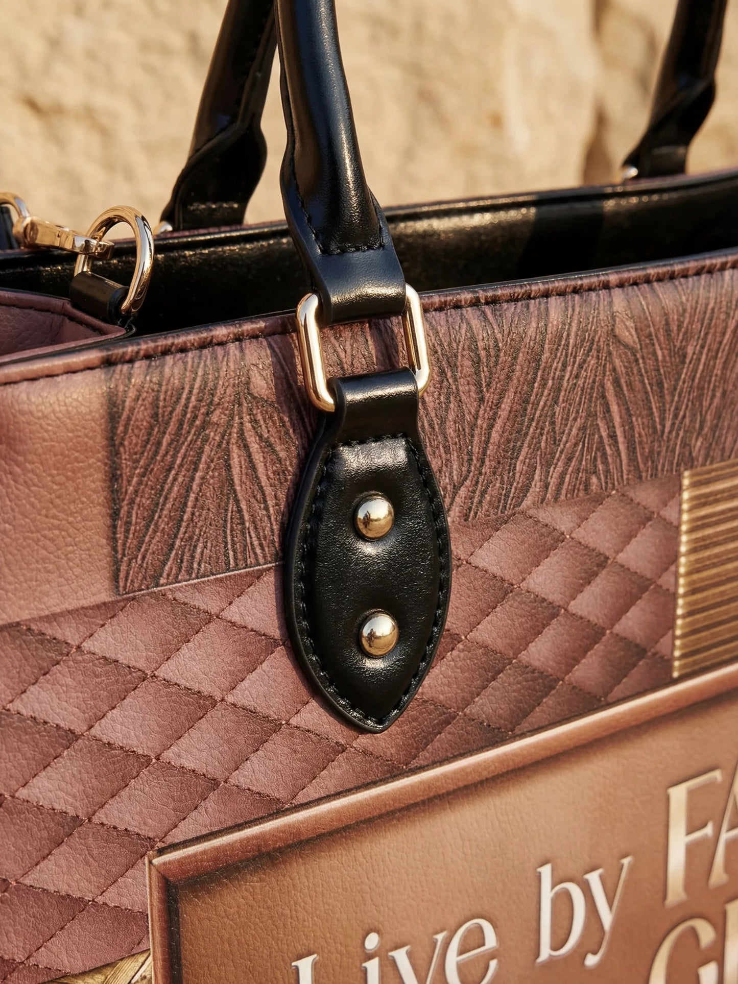 Afroyla "Eliora" Leather Handbag