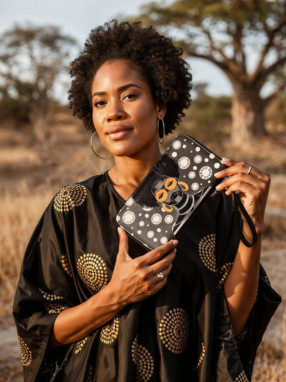 Afroyla "Fahari" Monochrome Wallet
