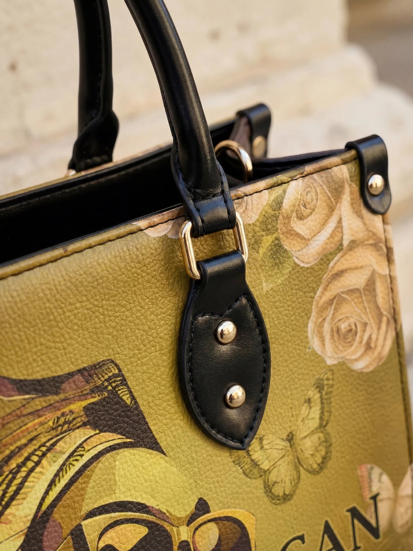 Afroyla "Godfidence" Leather Handbag