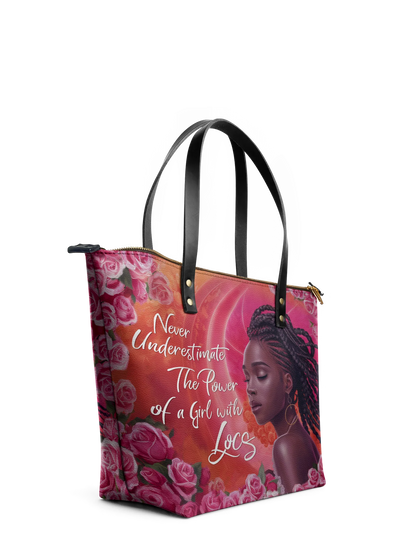 Afroyla "Loclani" Leather Tote Bag