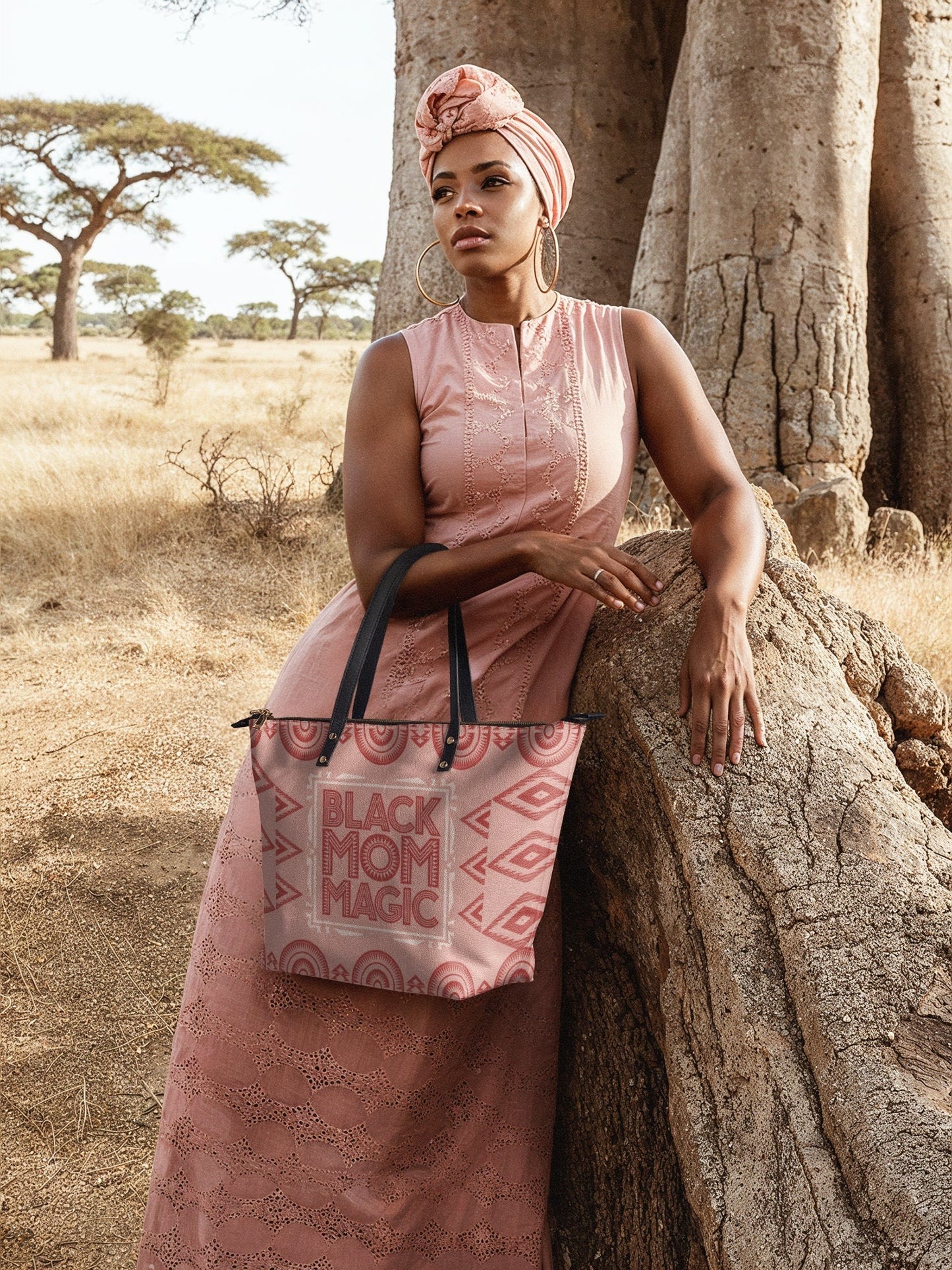 Afroyla "Magimama" Leather Tote Bag