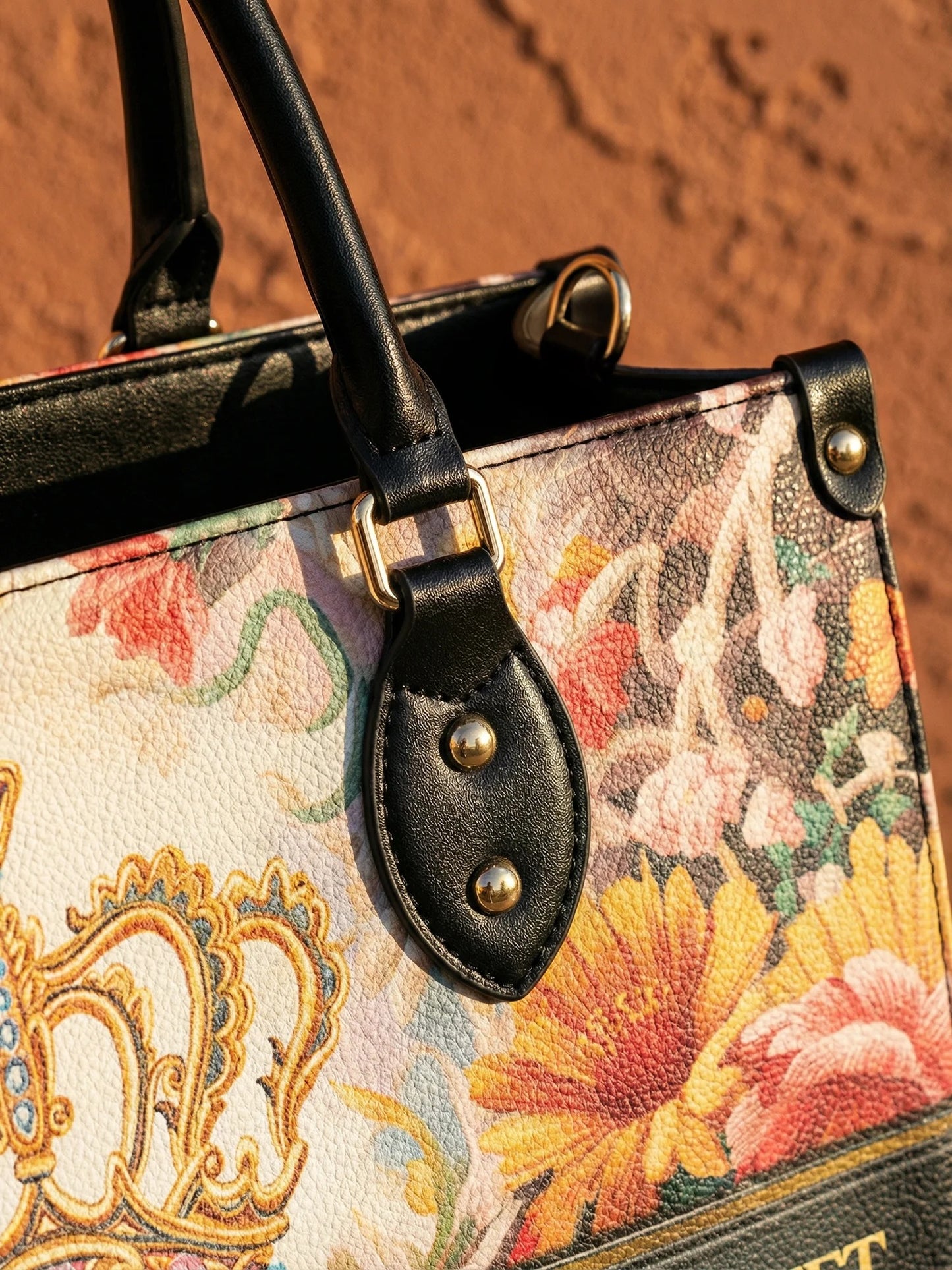 Afroyla "Naija Royale" Leather Handbag