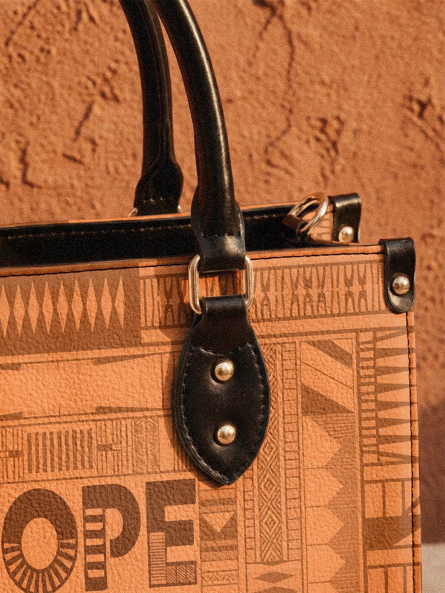 Afroyla "Dope Black Mom" Leather Handbag