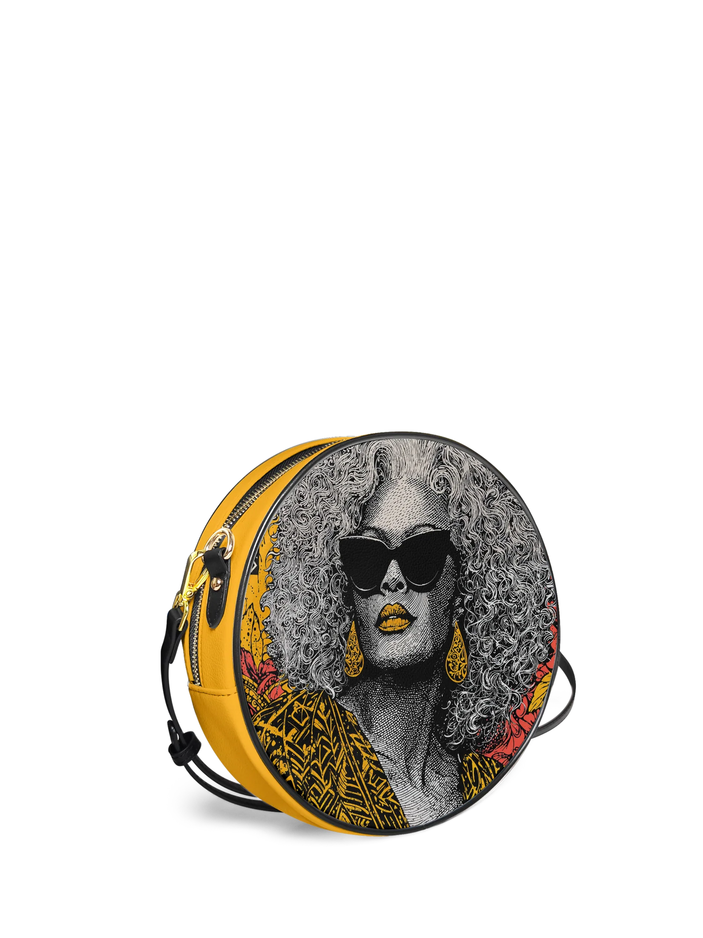 Afroyla "Nandeka" Circle Crossbody Bag