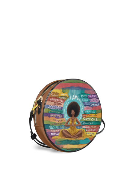 Afroyla "AfroEssence" Circle Crossbody Bag