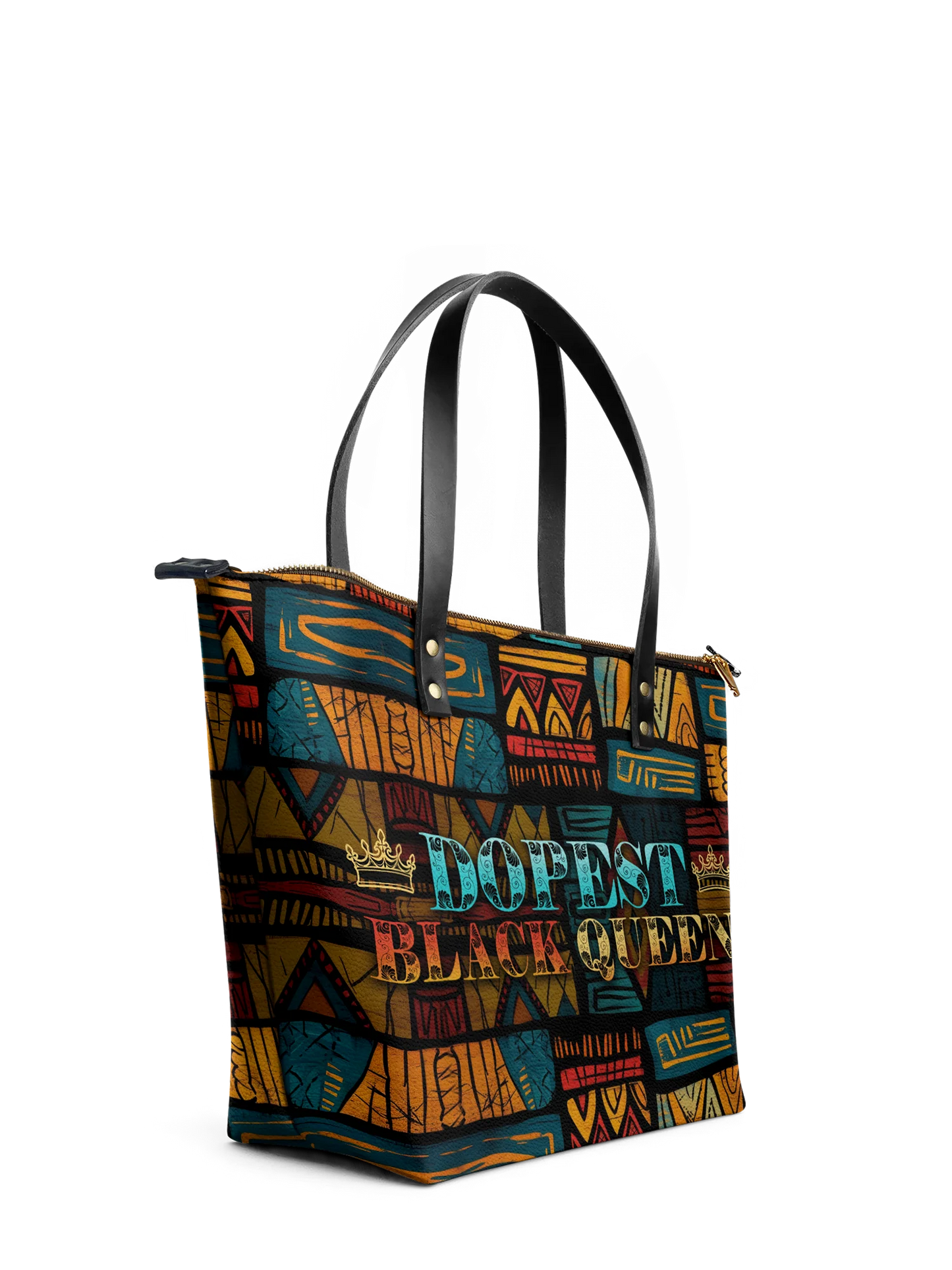 Afroyla "Dopeya" Leather Tote Bag