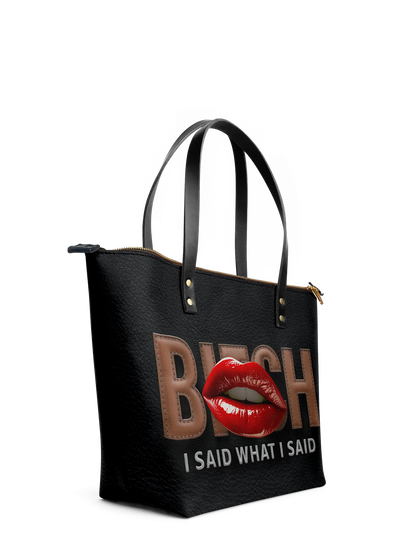 Afroyla "Teyana" Leather Tote Bag