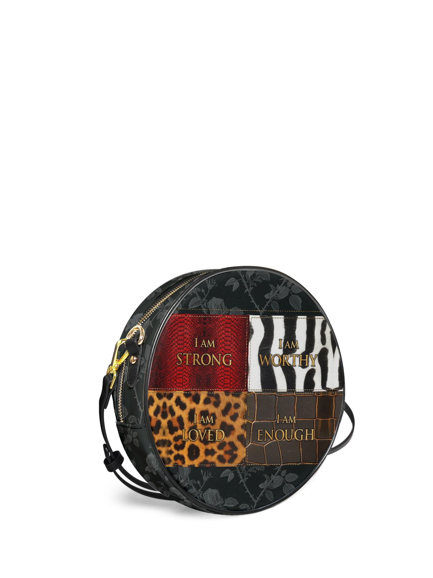 Afroyla "Kadia" Circle Crossbody Bag